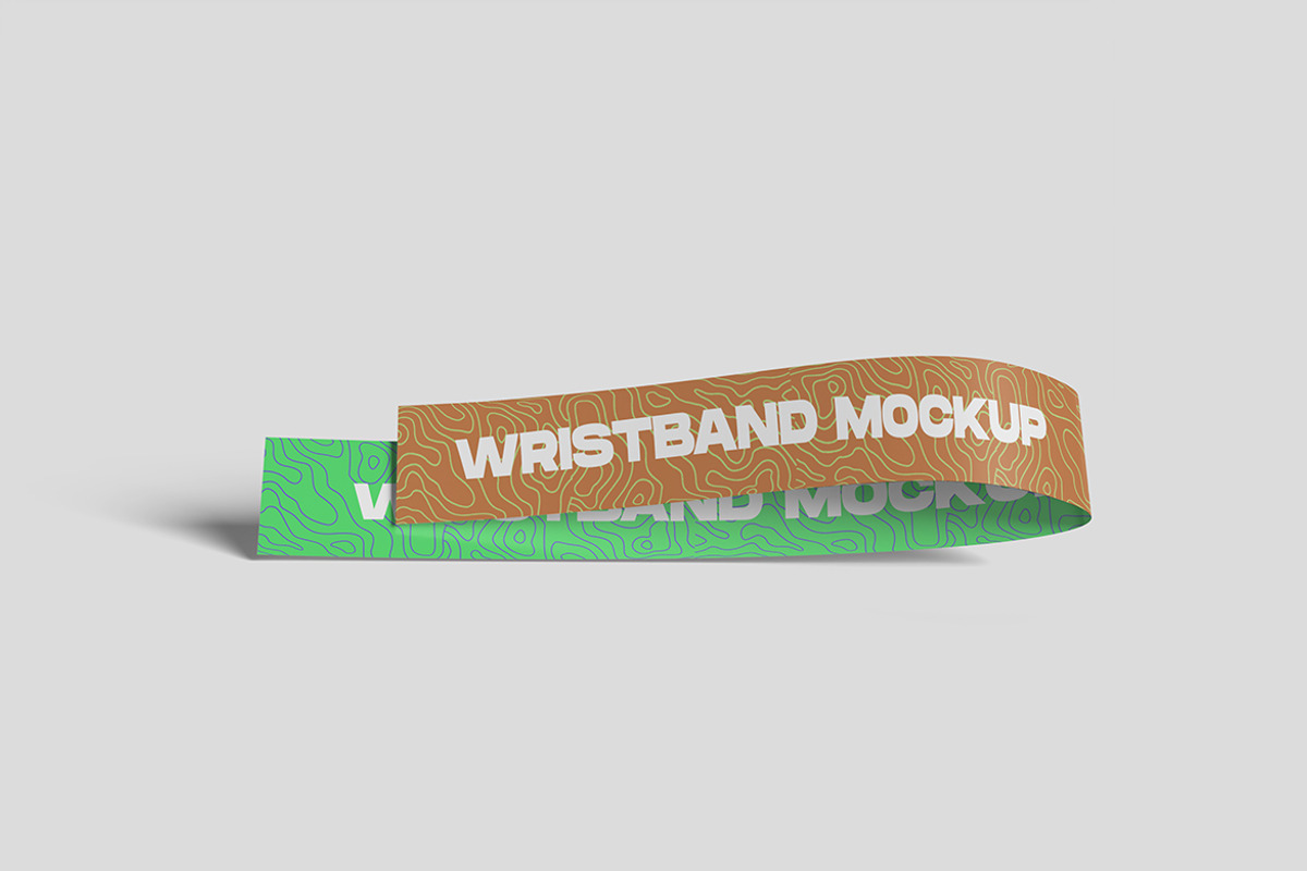 Wristband Mockup, a Merchandise Mockup by ianmikraz (Photo 4 of 5)