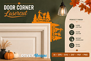 Christmas Scene Door Corner Lasercut, a Decorative Illustration by OTVEY DESIGN (Thumbnail 6 of 13)