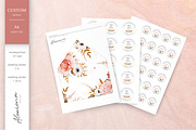 Wedding cards set blush peach & rust, an Invitation Template by Alewiena (Thumbnail 13 of 13)