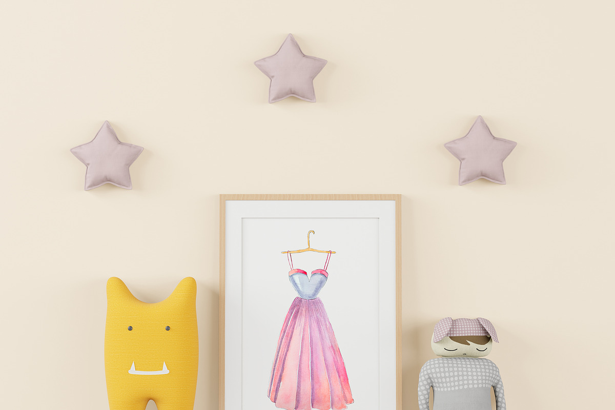 Fashion Watercolor Clipart, an Object Illustration by AnastasiaWatercolor (Photo 7 of 10)