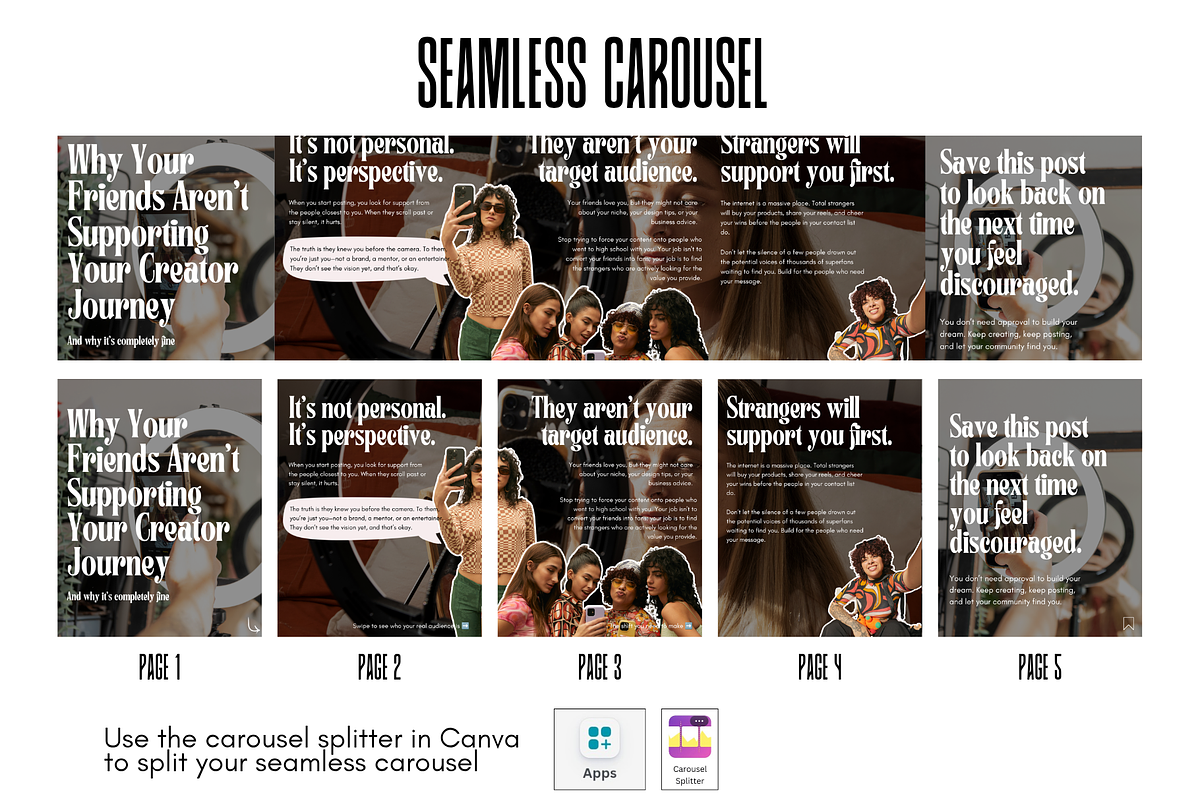 20 Set of Marketing Carousel Design, a Social Media Template by thecyella.co (Photo 6 of 6)