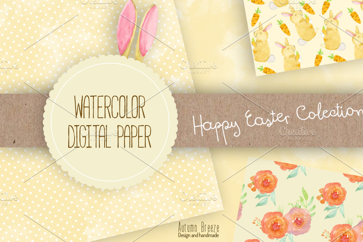 Easter digital paper, a Pattern Graphic by Autumn Breeze (Photo 4 of 4)