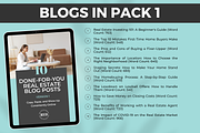 52 DONE FOR YOU REAL ESTATE BLOGS, a Templates & Theme by Jennifer Magri Templates (Thumbnail 2 of 8)