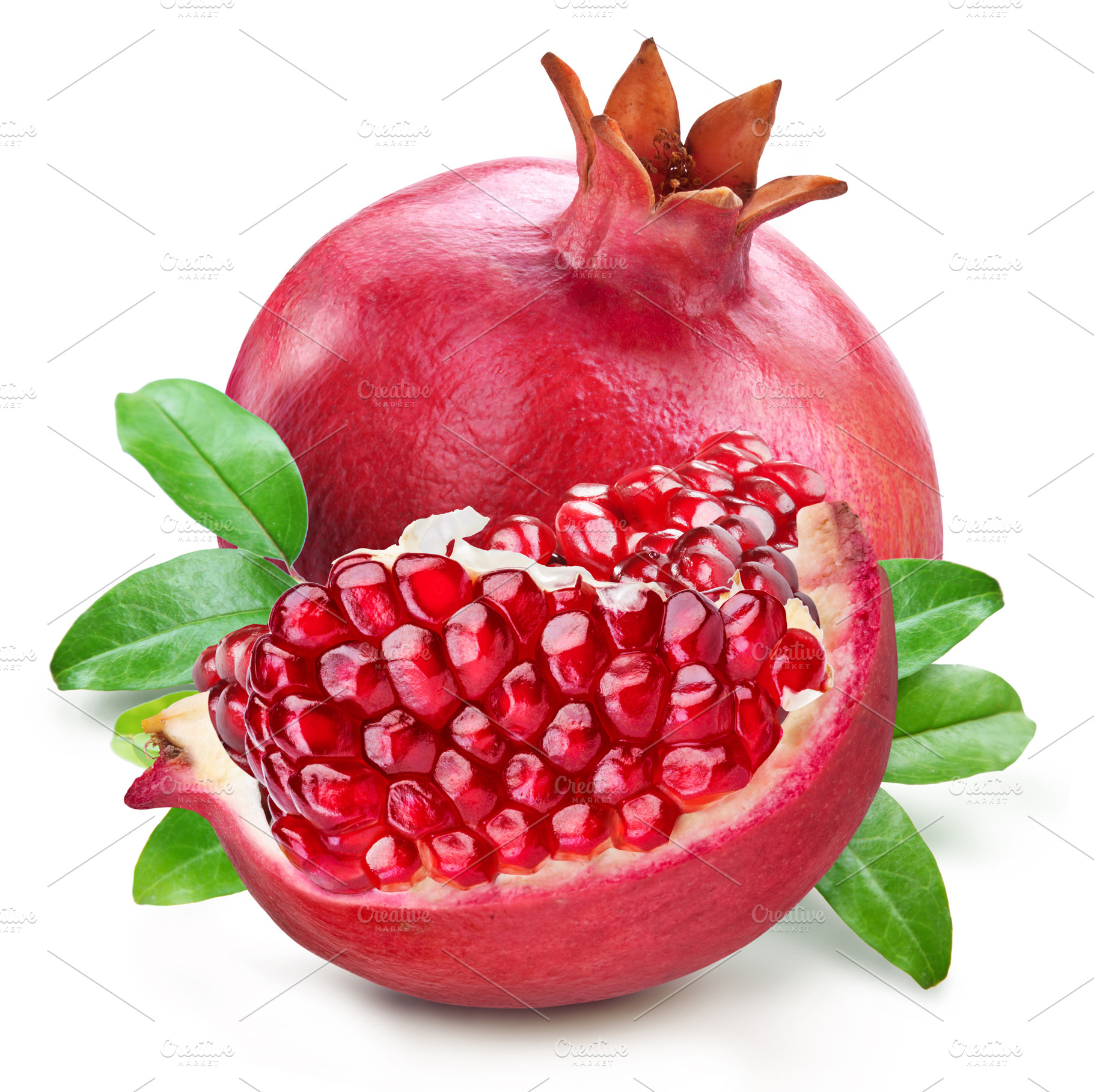 Pomegranate fruit and piece, a Food & Drink Photo by Volff