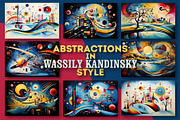 Abstractions in Wassily Kandinsky, a Decorative Illustration by KENO Mascots (Thumbnail 1 of 5)