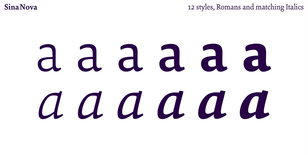 Sina Nova, a Serif Font by Hoftype (Photo 7 of 15)