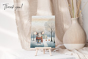 Winter Mouse Whimsy, an Animal Illustration by Dazzling Art Boutique (Thumbnail 12 of 12)