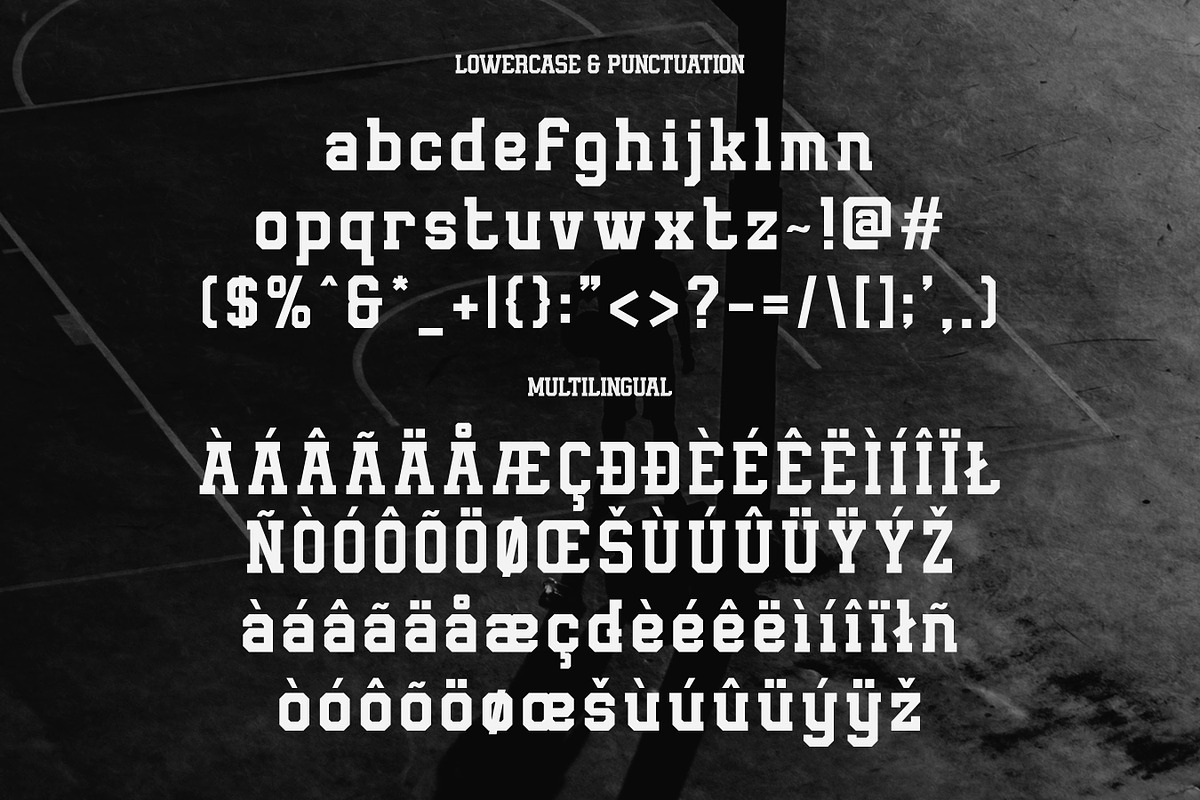 Brusko - Basketball Font, a Serif Font by Flawless And Co (Photo 8 of 10)