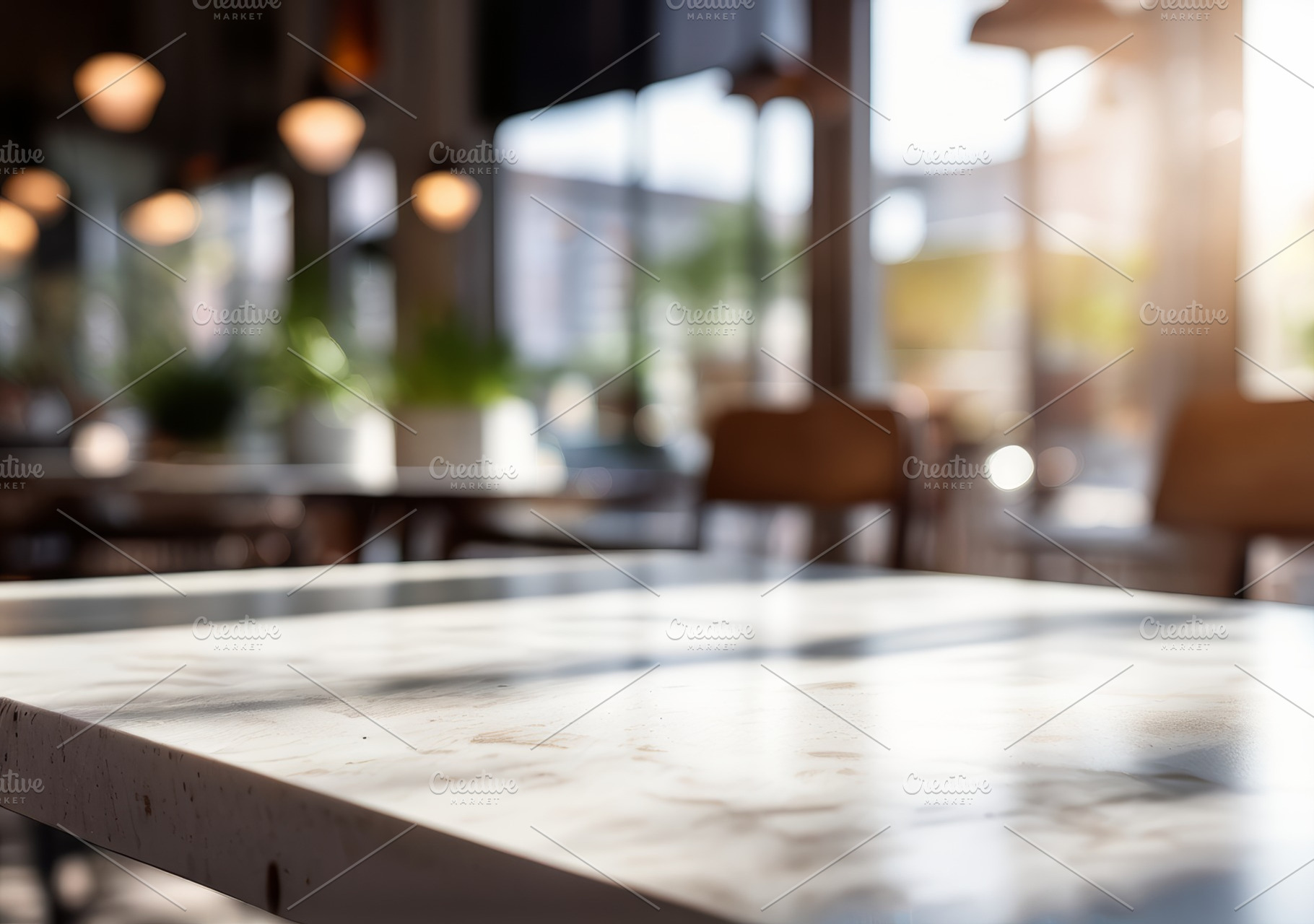 Blurry background with empty table, a Background Photo by Fascinadora