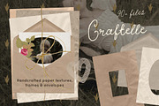 Craftelle – Kraft collage kit, an Object Graphic by DigARTbyHavroshka (Thumbnail 1 of 14)