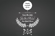 Chalkboard laurels,arrows,hearts, an Illustration by SmartDesign (Thumbnail 2 of 2)