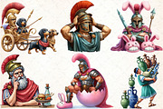 Funny Roman Empire Clipart, an Illustration by DreamCafeArt (Thumbnail 3 of 4)