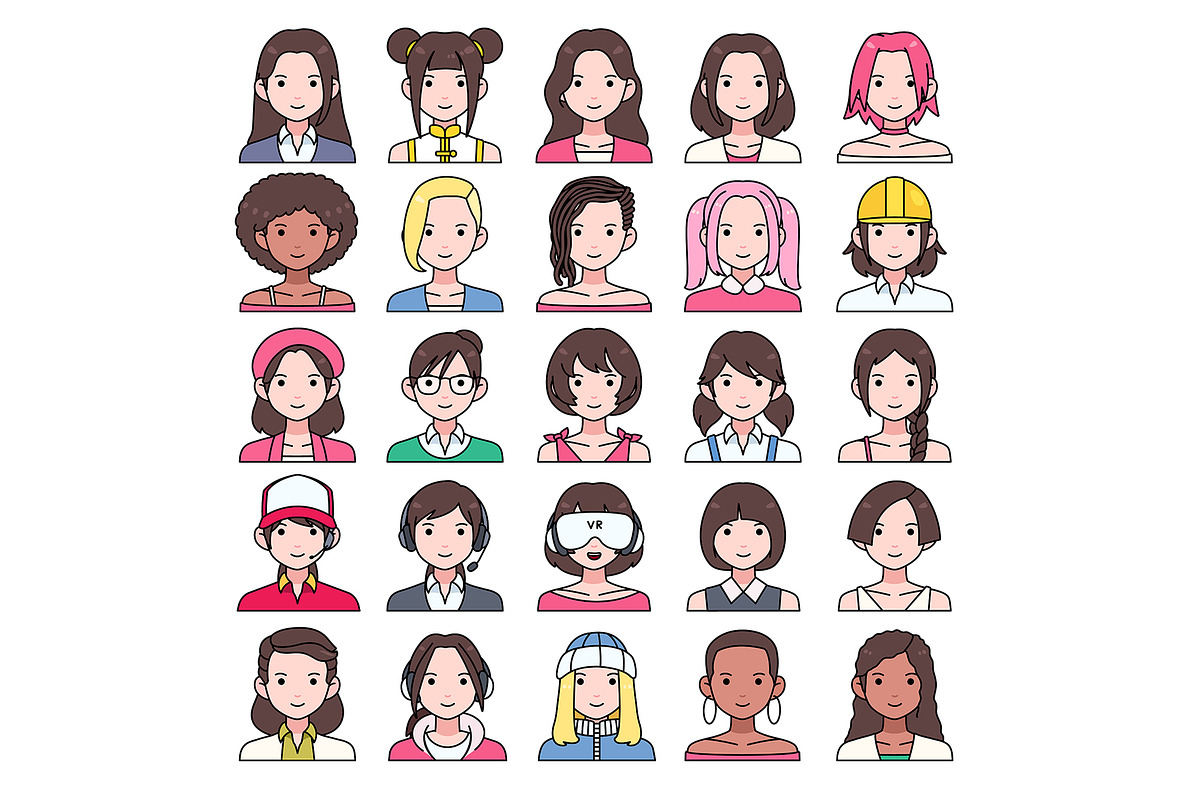 Avatar Male-Female C-Line Set 50, a Person Illustration by MRPOR (Photo 2 of 2)