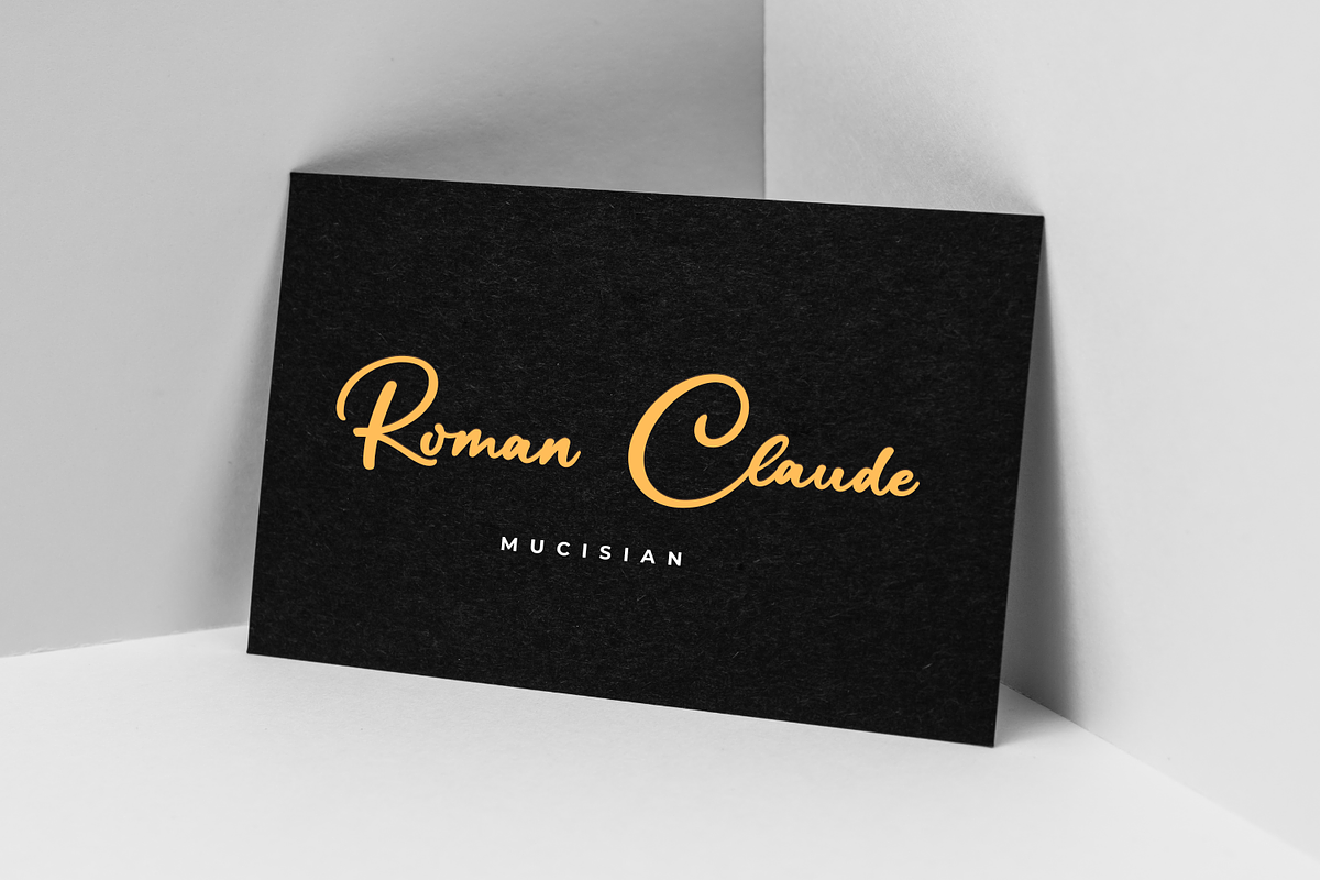 Austin Ronalle Signature Font, a Handwritten Font by Basnistudio (Photo 7 of 7)