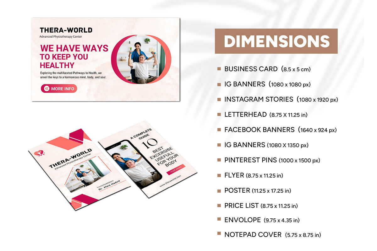 Physiotherapy Branding Mini Bundle, a Social Media Template by Branding by Kellsey (Photo 4 of 6)