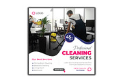 Cleaning Service Flyer Design, a Flyer Template by YUDesignStore (Thumbnail 1 of 6)