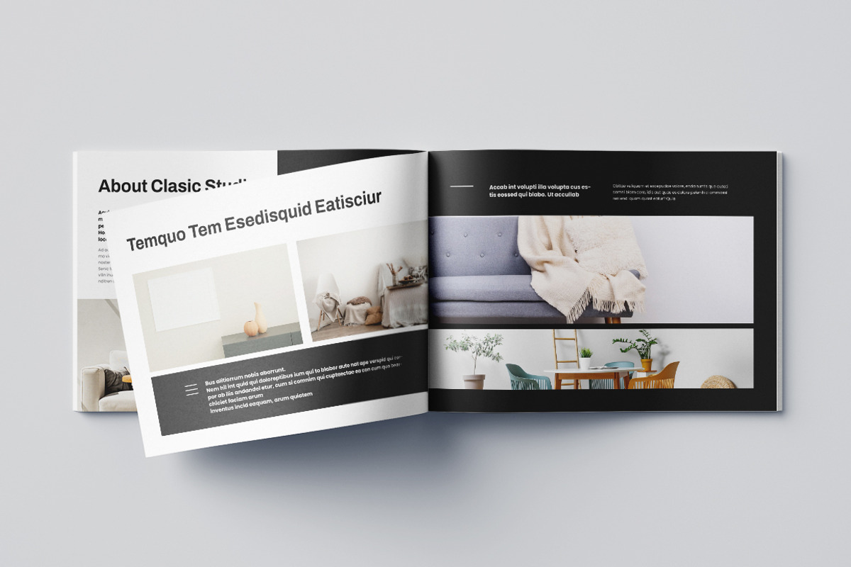 Design Portfolio Landscape Template, a Brochure Template by Pixelpick (Photo 4 of 9)
