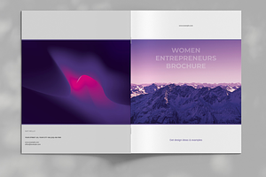 Purple Business Brochure Template