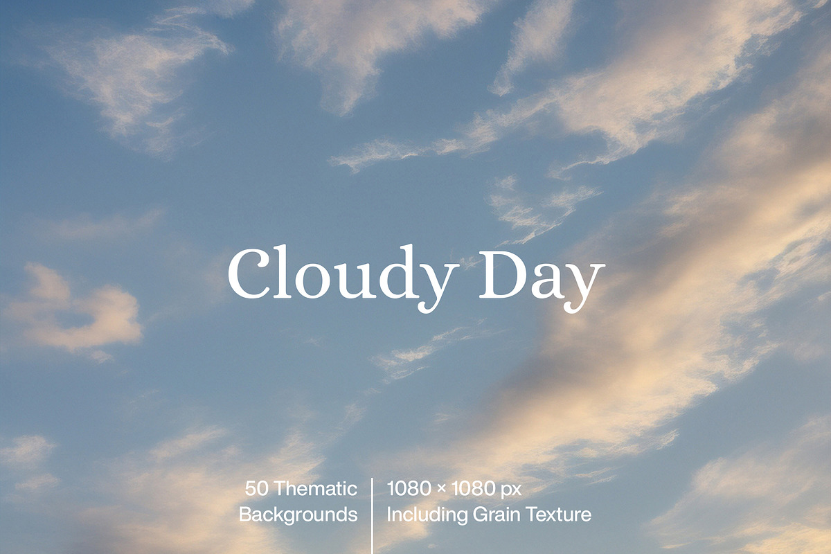Cloudy Day, a Background Graphic by MarkSupply (Photo 1 of 4)