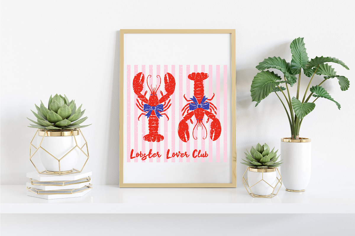 Summer Lobster Lover Club PNG Design, an Illustration by Libby Wishes (Photo 4 of 4)