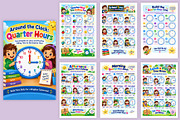 Around the Clock: Quarter Hours, a Stationery Template by Designmela01 (Thumbnail 5 of 6)