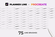 Linear brushes patterns Procreate, a Brush Add-On by Graphics Resources (Thumbnail 8 of 15)