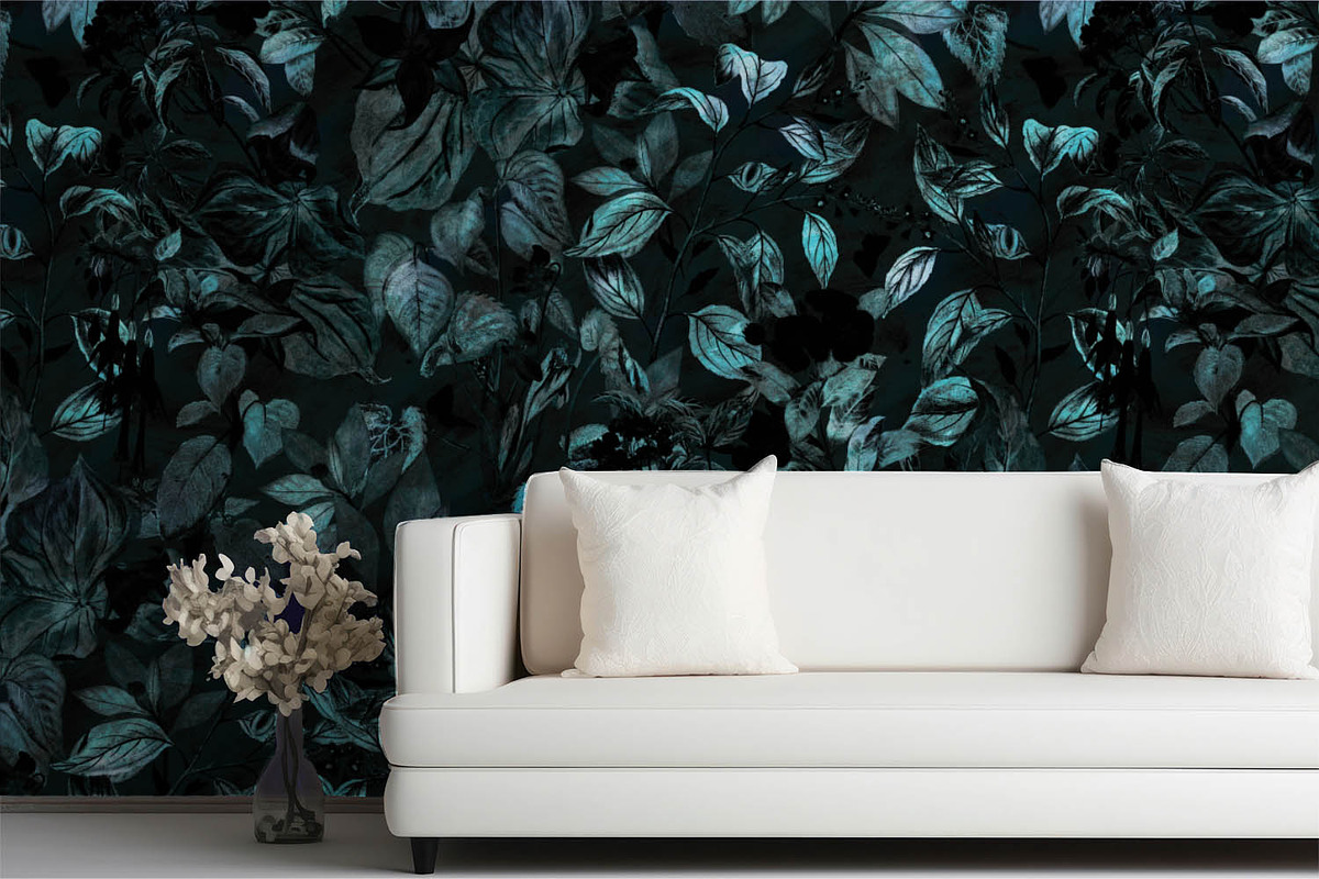Warm Golden Foliage Pattern, a Pattern Graphic by MalyskaStudio (Photo 4 of 5)