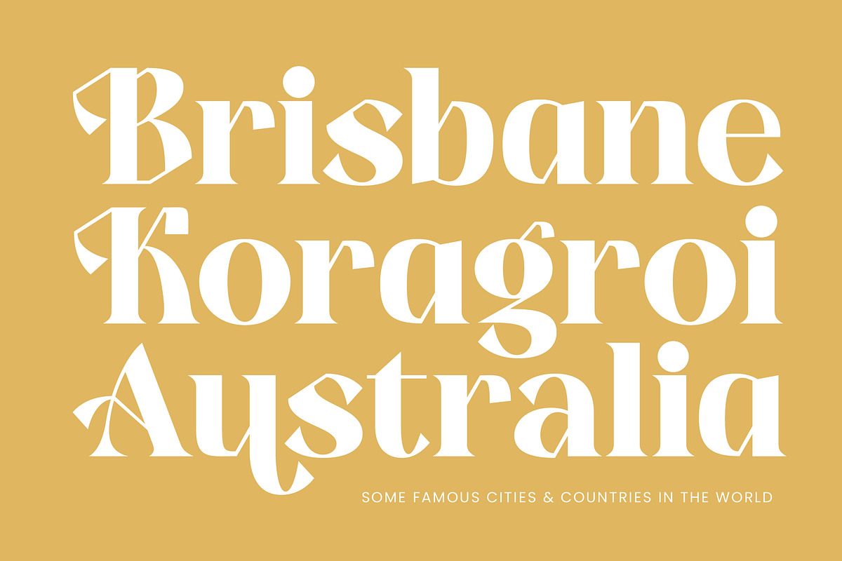 Kavare Bold Modern Serif Font, a Serif Font by timelesstype.co (Photo 12 of 20)