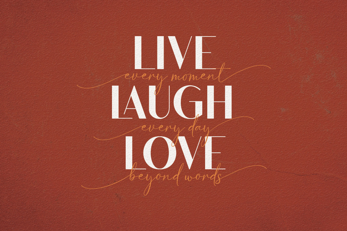 La Foonte | Sans Script Font Duo, a Sans Serif Font by Almeera Std (Photo 7 of 20)