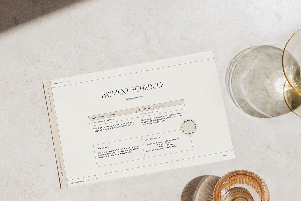 Client Welcome Guide Template Kit, a Templates & Theme by Sunday Lane Studio (Photo 5 of 6)