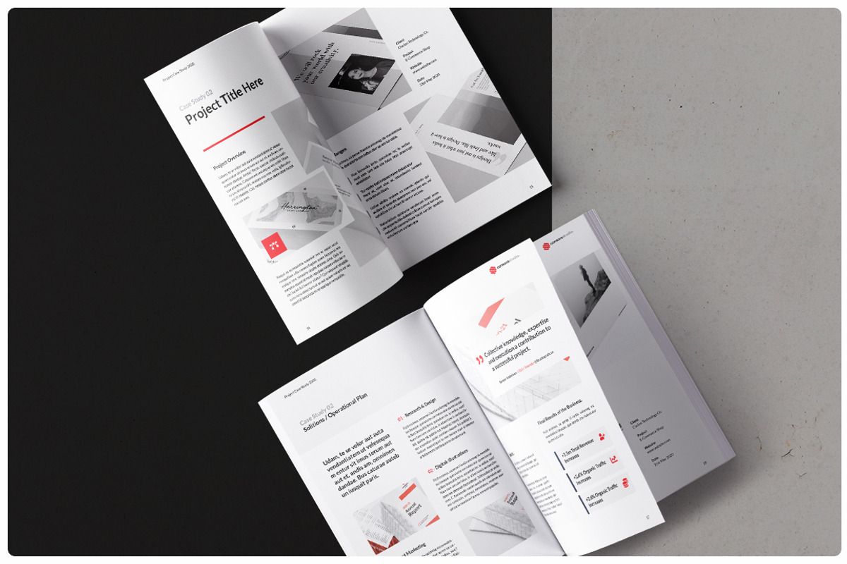 Case Study Brochure, a Brochure Template by StudioGraficso (Photo 4 of 9)