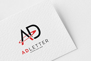 Initial Letter AD Logo Template, a Branding & Logo Template by mesuka (Thumbnail 1 of 2)