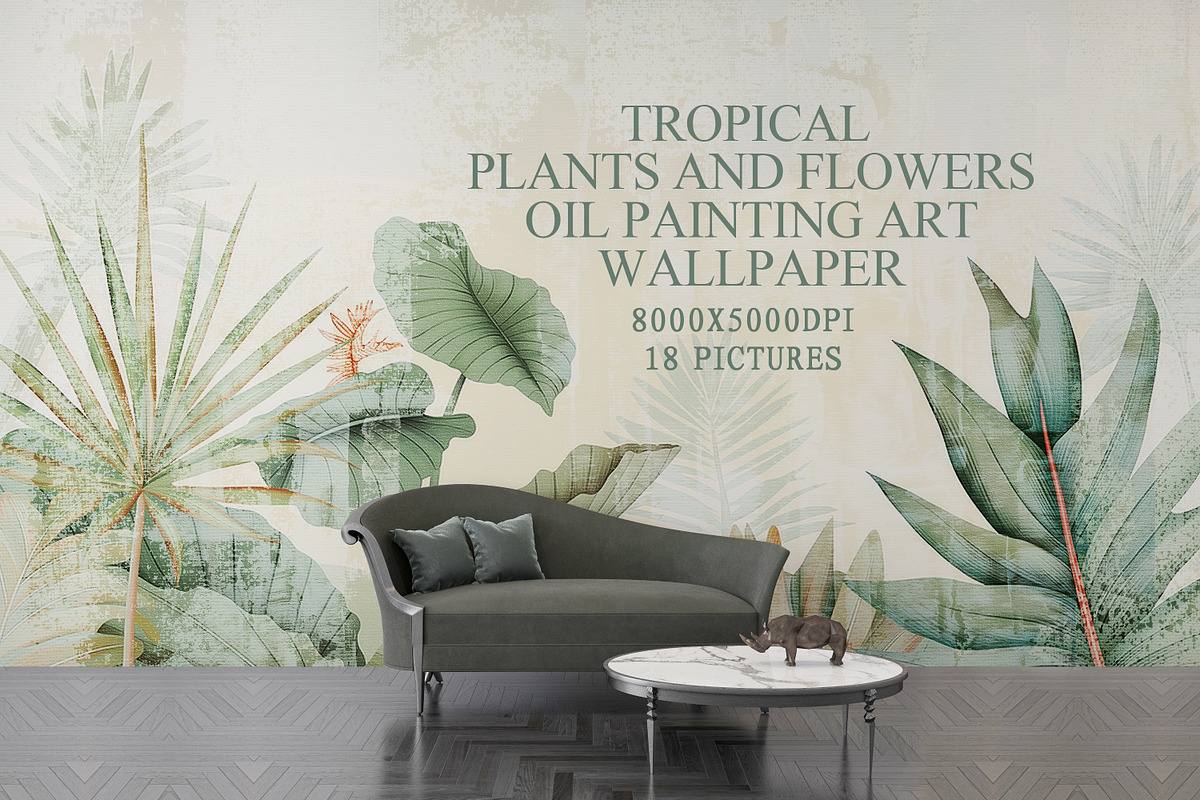 Plants and Flowers Art Wallpaper, a Wallpaper Graphic by fei long (Photo 1 of 10)