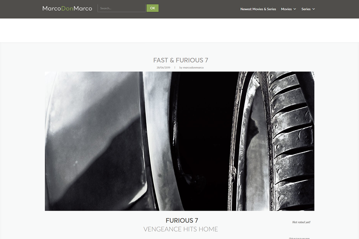 MarcoDonMarco - Site For Movies, a WordPress Template by inSTUDIO43 (Photo 4 of 4)