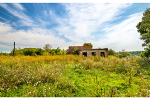Abandoned rural house of culture in kursk region russia featuring house, an Architecture Photo by Leonid Andronov