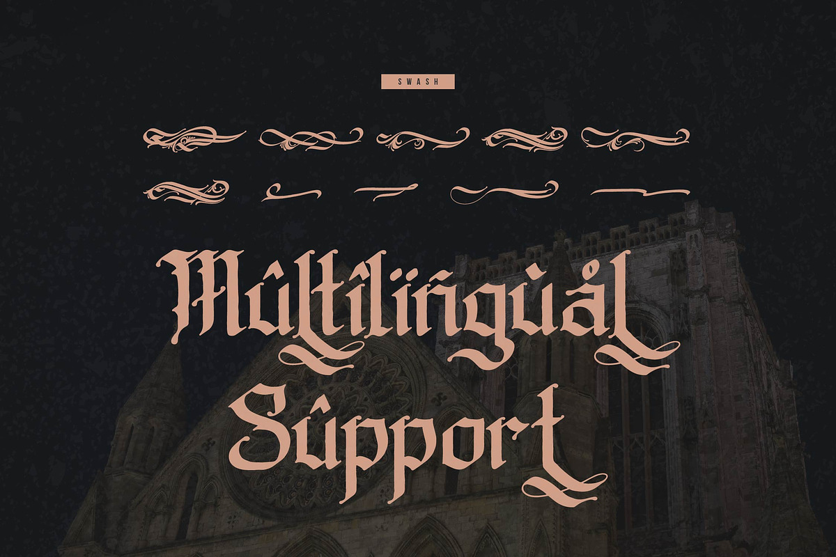 Old Gangstriad Blackletter Typeface, a Blackletter Font by Denustudios (Photo 13 of 14)