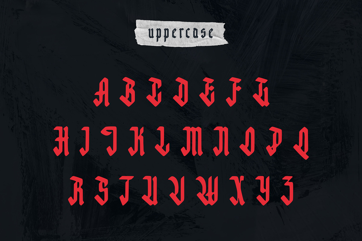 Eksellena - Blackletter Display, a Blackletter Font by Typehand Studio (Photo 6 of 14)