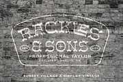 Sunset Village - Display Typeface, a Handwritten Font by Letterhend Studio (Thumbnail 6 of 9)