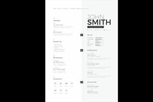 Clean Resume AI PSD And Ms Word