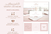 Rose Gold Pink Shopify Theme, a Shopify Template by Macarons and Mimosas (Thumbnail 2 of 10)