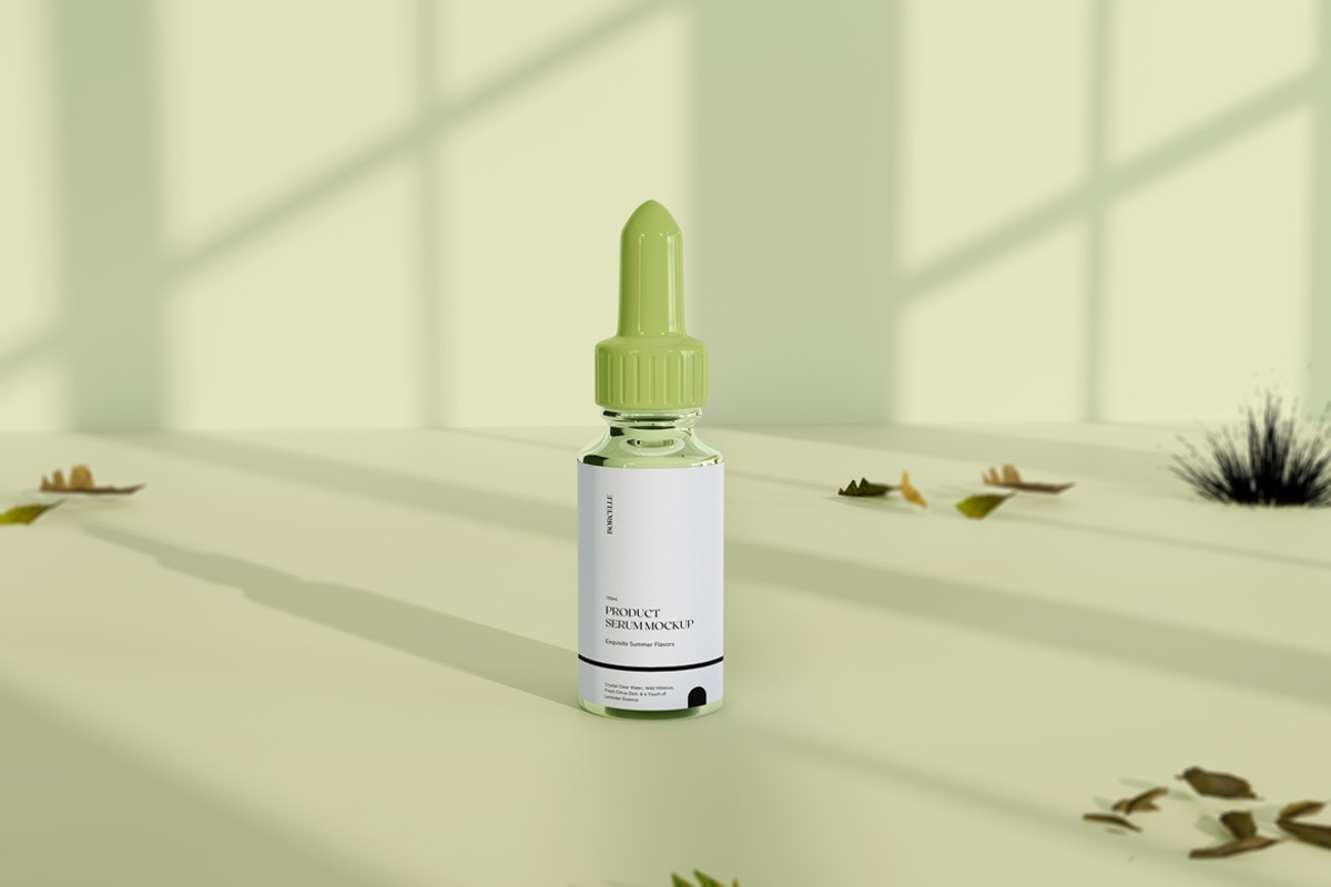 High Quality Dropper Bottle Mockup, a Packaging Mockup by Momogi (Photo 3 of 4)