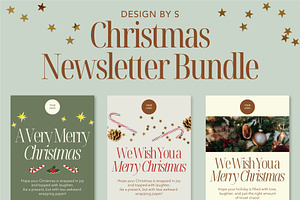 Christmas Newsletter Bundle
