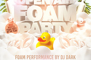 Open Air Foam Party, a Flyer Template by darkmonarch (Thumbnail 3 of 4)
