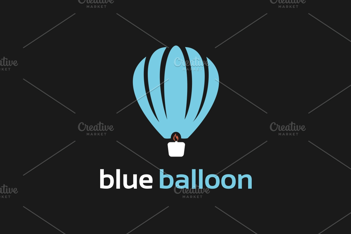 blue balloon, a Branding & Logo Template by Vector (Photo 3 of 4)