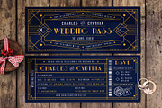 TICKET WEDDING INVITATION, an Invitation Template by Totem Invitation House (Thumbnail 1 of 4)
