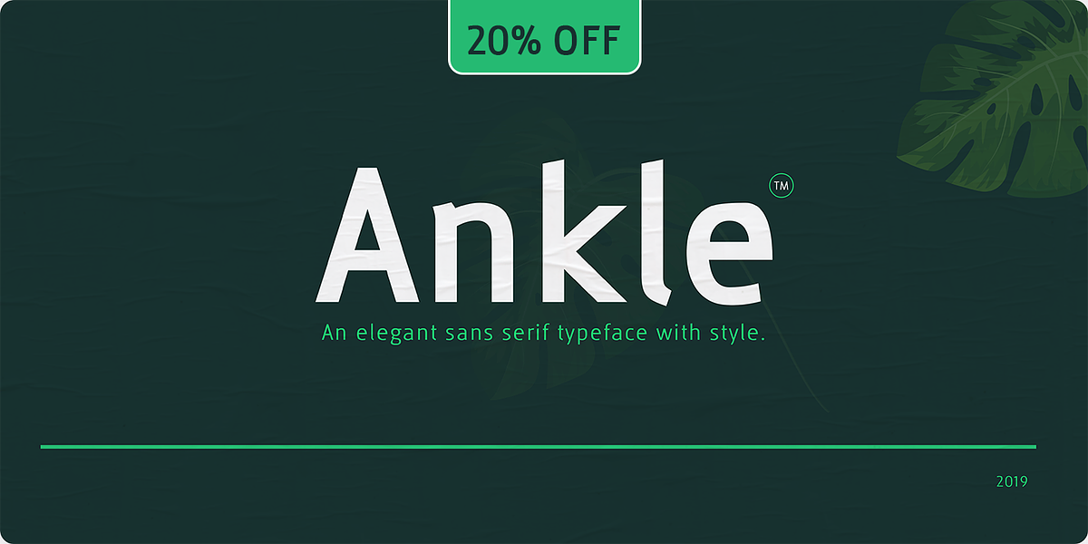 Ankle, a Sans Serif Font by Vikers (Photo 11 of 11)