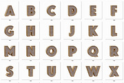 Wooden – 3D Lettering, a Graphic by Deeezy (Thumbnail 5 of 5)