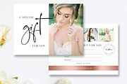 Salon Gift Card Template, a Card Template by Marham Labeling Co (Thumbnail 2 of 4)