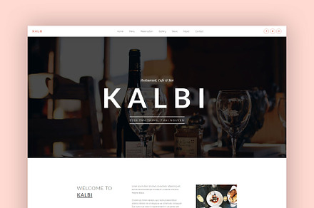 Kalbi - Restaurant WordPress Theme
