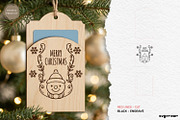 Christmas Card Holders SVG Bundle, a Decorative Illustration by svgocean (Thumbnail 21 of 25)